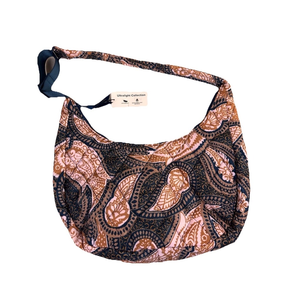 NWT Vera Bradley Ultralight Shoulder Bag Fern Paisley